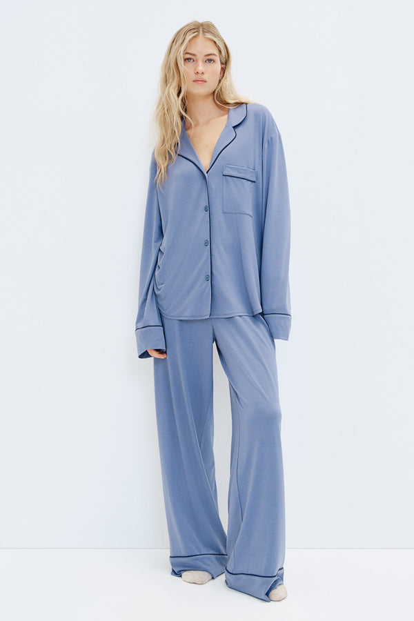 Viscose-blend pyjamas