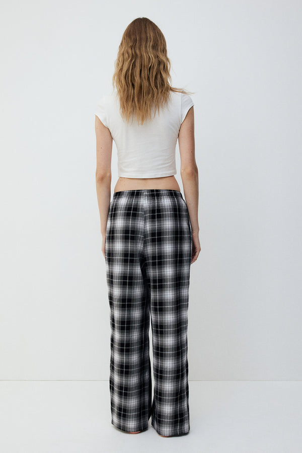 Cotton flannel pyjama bottoms