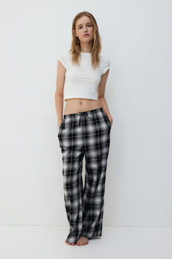 Cotton flannel pyjama bottoms